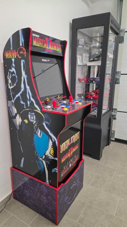Arcade game in the indoor play area
