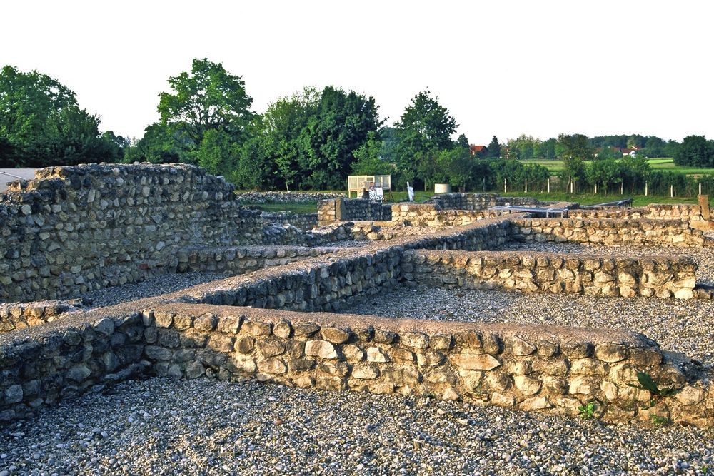 Archaeological remains of Roman Andautonia in Ščitarjevo